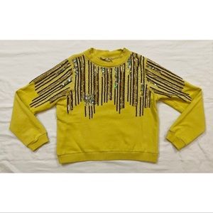 LET ME BE DISCO Sequin Sweatshirt